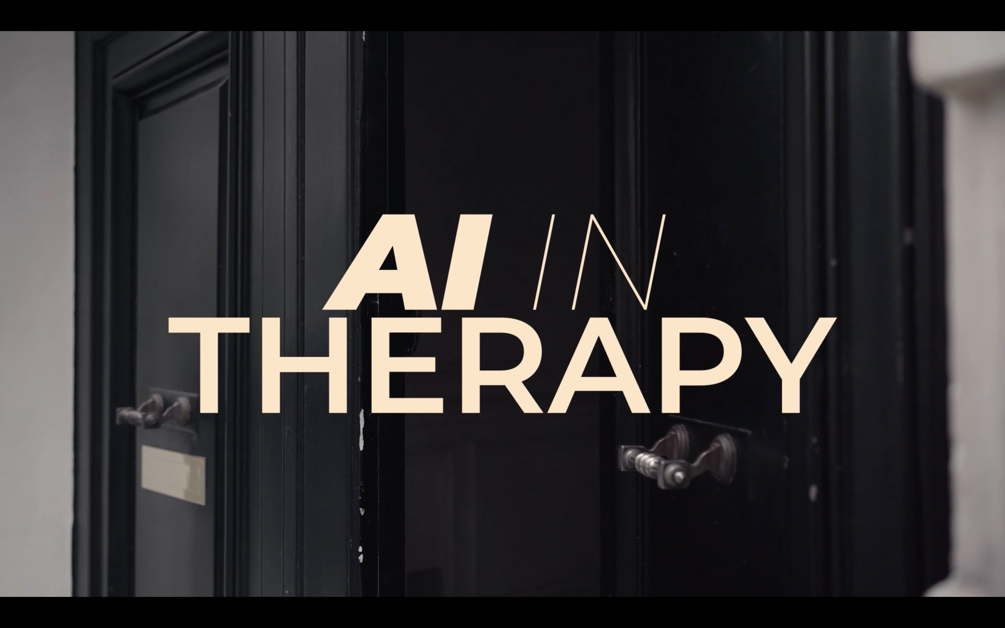 AI in therapy